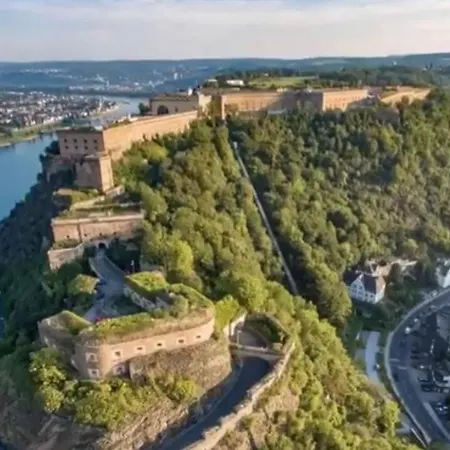 Ferienwohnung Am Festungshang Ehrenbreitstein Koblenz  Eksteriør billede